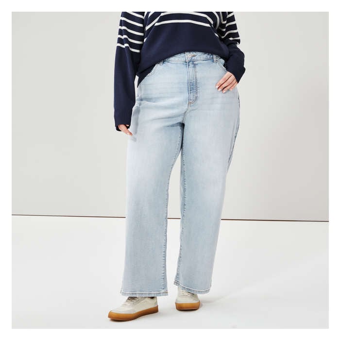 Women+ High Rise Wide Leg Jean